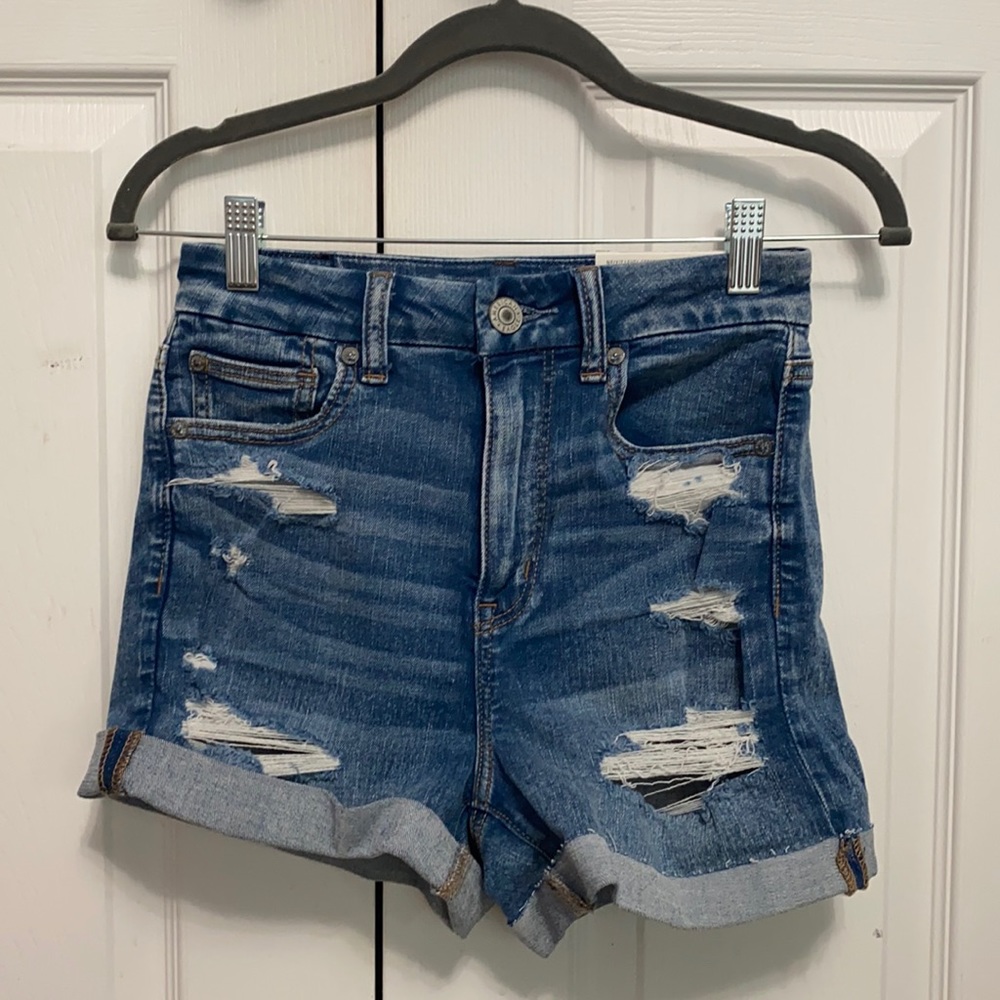 AE Curvy Hi-Rise Shortie Size 4 (27W)